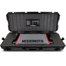 Load image into Gallery viewer, Mishimoto Universal Carbon Fiber Intercooler - Matte Tanks - 450mm Black Core - C-Flow - GR V-Band