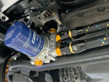 Load image into Gallery viewer, GReddy AN06 STRAIGHT HOSE END SWIVEL BLACK/GOLD ANODIZED