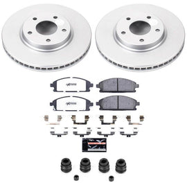 Power Stop 04-09 Nissan Quest Front Z36 Coated Truck & Tow Brake Kit