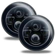 Load image into Gallery viewer, Oracle 7in High Powered LED Headlights - NO HALO - Black Bezel NO RETURNS