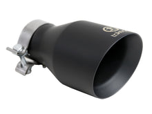 Load image into Gallery viewer, aFe Takeda Universal Exhaust Tip 3 IN Inlet x 5 IN Outlet x 9 IN L- Black