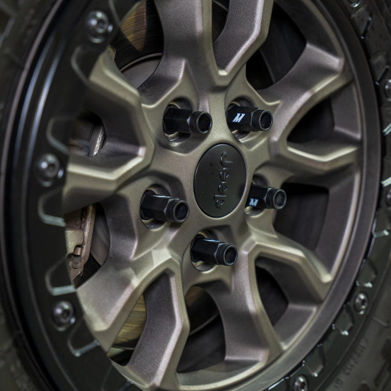 Mishimoto Steel Locking Lug Nuts M14x1.5 24pc Set Black