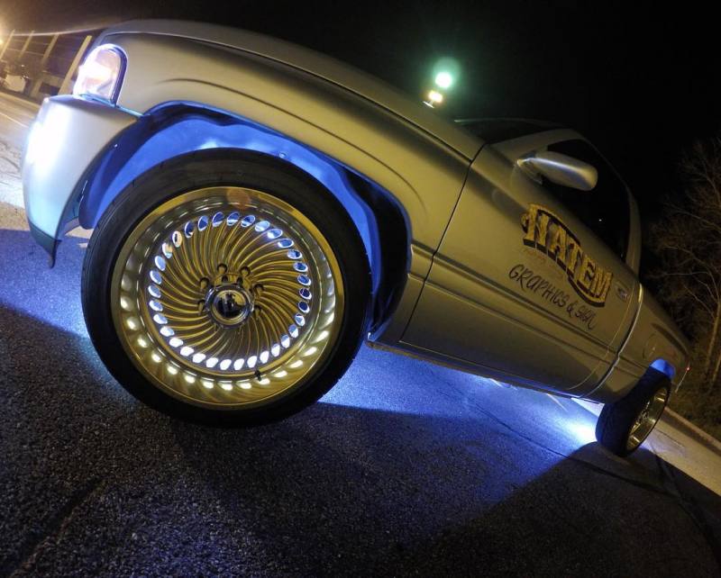 Oracle LED Illuminated Wheel Rings - Double LED - White NO RETURNS