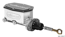 Load image into Gallery viewer, Wilwood Compact Tandem Master Cylinder - 1.12in Bore - w/Pushrod - Fits Mustang (Ball Burnished)