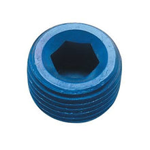 Load image into Gallery viewer, Fragola 1in NPT Internal Pipe Plug - Blue