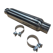 Load image into Gallery viewer, Kooks 3in. Round Clamp In Muffler 14in. Long Polished Stainless Steel