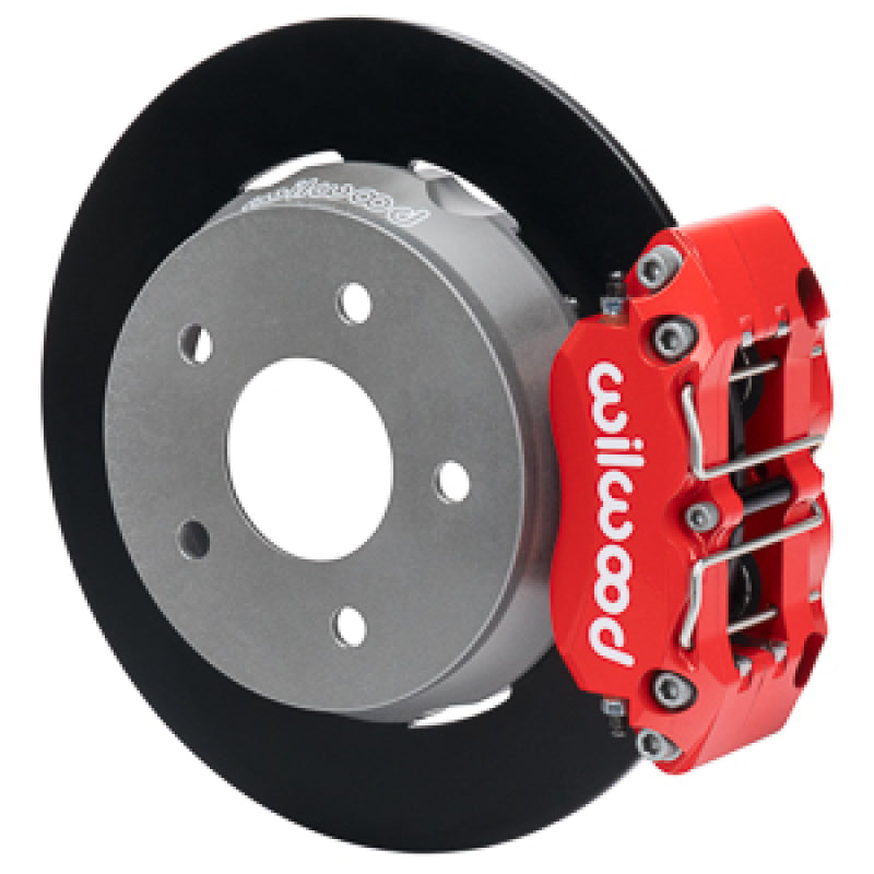 Wilwood 22-23 Polaris RZR Turbo Dynapro 4R Rear Brake Kit w/ 11.25in Rotors - Red