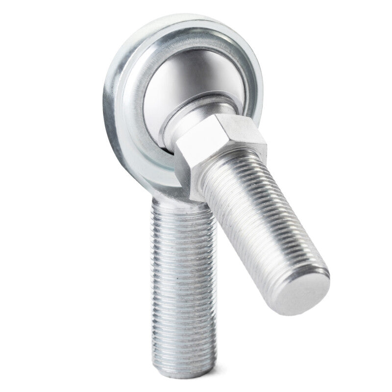 QA1 C Series 2-Pc Rod End - Male/Right Hand - .5in Bore x 5/8-18 w/Stud - Carbon Steel w/PTFE