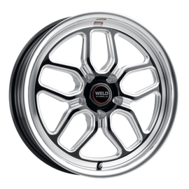 Weld Laguna Drag 18x5 / 5x120.65 / 2.1 BS / 78.1 HB - Gloss Black Milled - Non-BL Wheel