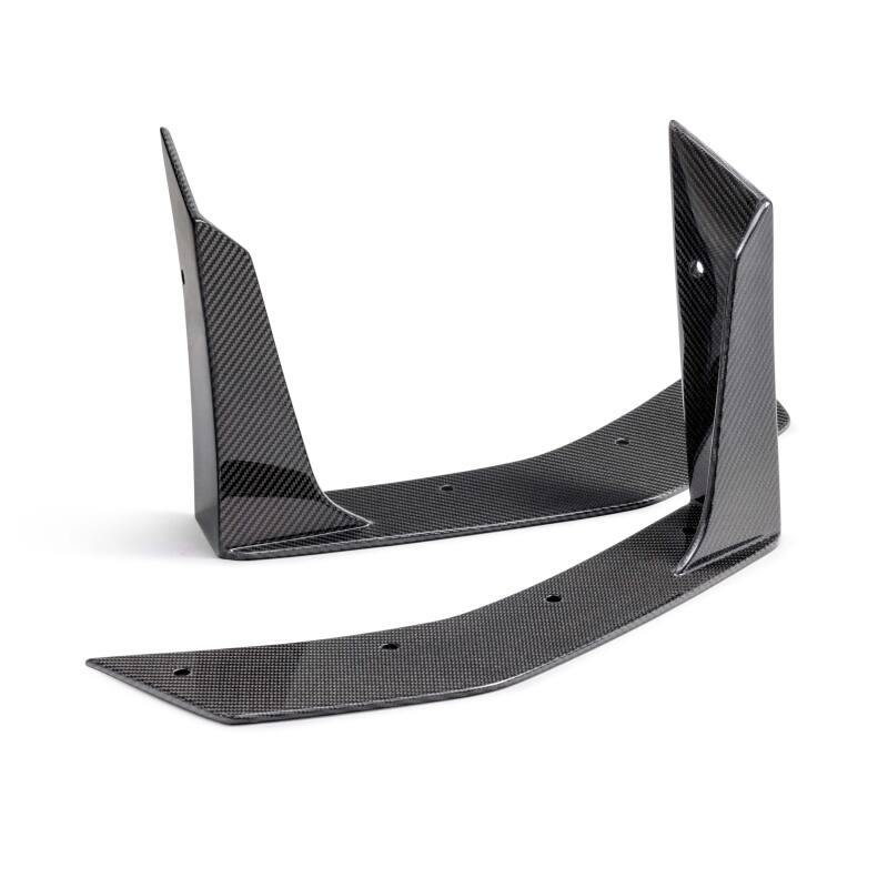 Anderson Composites 2024 Ford Mustang Type-GT5 Carbon Fiber Front Splitter Wickers