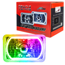 Load image into Gallery viewer, Oracle Pre-Installed Lights 4x6 IN. Sealed Beam - ColorSHIFT Halo NO RETURNS
