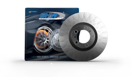 SHW 16-19 Volkswagen GTI 2.0L Rear Smooth Monobloc Brake Rotor (5Q0615601E)