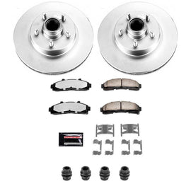 Power Stop 95-01 Ford Explorer Front Z36 Coated Truck & Tow Brake Kit