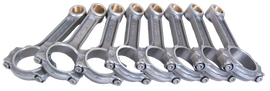 Eagle Chevrolet Small Block 6.000in 4340 I-Beam Connecting Rods w/ ARP 8740 (Set of 8)