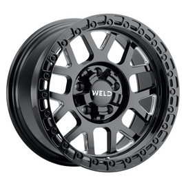 Weld Cinch 20x10 / 5x127 / 4.75 BS / 87.1 HB - Gloss Black Milled - Non-BL Wheel