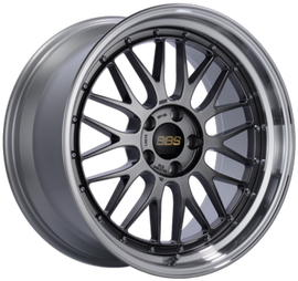 BBS LM 19x10 5x114.3 ET40 Diamond Black Center / Machined Lip Wheel -82mm PFS/Clip Required