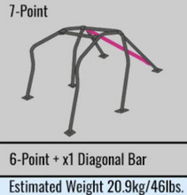 Load image into Gallery viewer, Cusco D1 Chromoly 2-Psgr 7pt F&amp;R Around Dash Roll Cage 07-14 Nissan GT-R LHD (S/O/No Cancel)