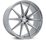 Vossen HFX-2 24x10 - 5x130 - ET15 - Deep - 84.1 - Silver Polished Wheel