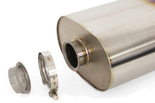 Load image into Gallery viewer, GReddy - Universal Titanium Oval Muffler 2.5in ID Muffler Inlet
