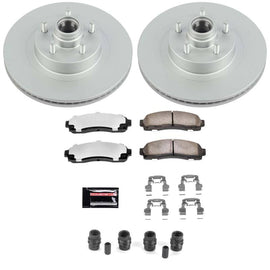 Power Stop 01-03 Ford Explorer Sport Front Z36 Coated Truck & Tow Brake Kit