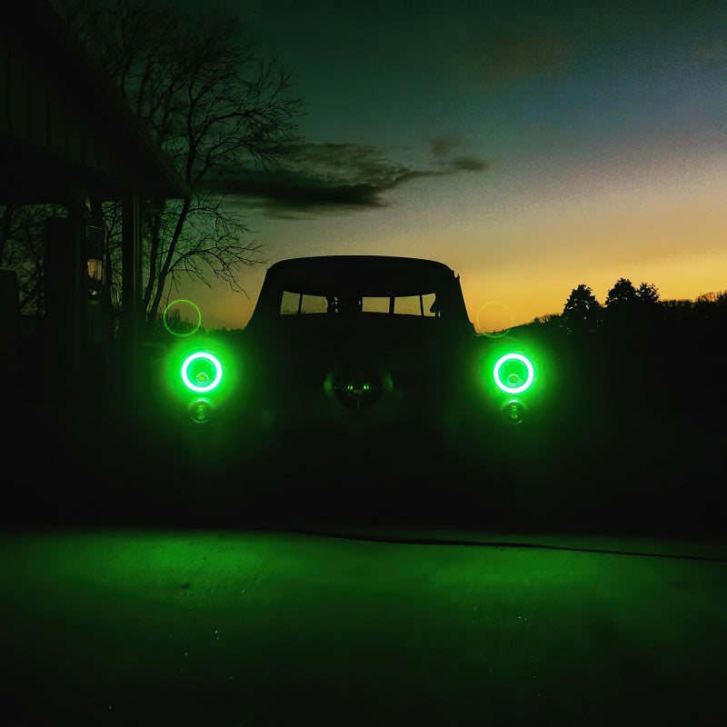 Oracle Pre-Installed Lights 7 IN. Sealed Beam - Red Halo NO RETURNS