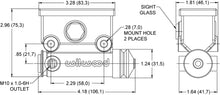 Load image into Gallery viewer, Wilwood Side Mount ATV M/C 19mm Bore L/H
