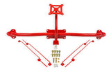 BMR 14-19 Chevrolet Corvette C7 Bolt-On Parachute Mount - Red