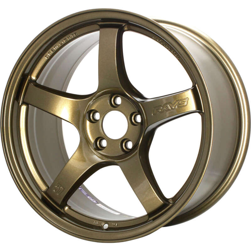 Gram Lights 57CR 19x9.5 +45 5x100 Almite Gold Wheel