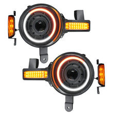 Load image into Gallery viewer, Oracle 2021+ Ford Bronco Oculus  Bi-LED Projector Headlights - Amber/White Switchback NO RETURNS
