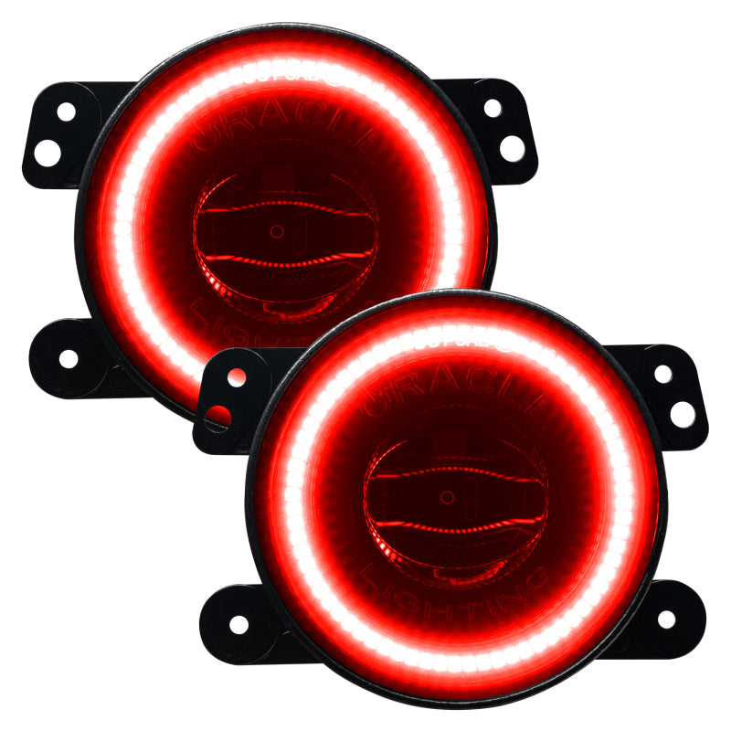 Oracle Jeep Wrangler JK/JL/JT High Performance W LED Fog Lights - ColorSHIFT - Dynamic NO RETURNS