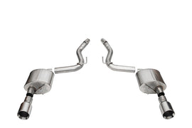 Corsa 2024+ Ford Mustang GT Sport Axle-Back Dual Rear Exit with 4.5in Straight Cut Polished Tips