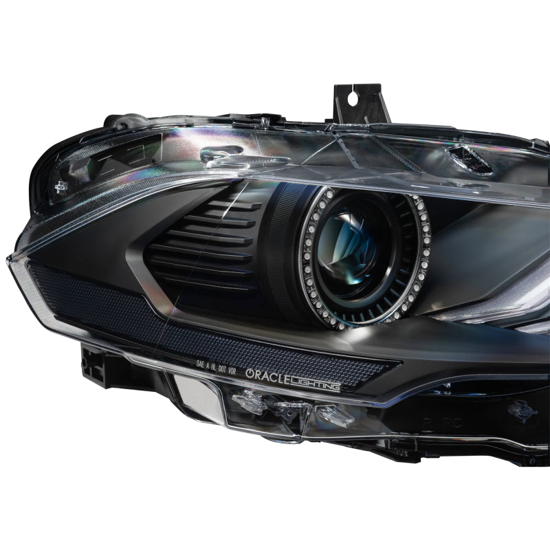 Oracle Lighting 18-23 Ford Mustang Dynamic ColorSHIFT LED Headlights - Black Series NO RETURNS