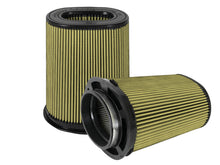 Load image into Gallery viewer, aFe Momentum PG7 Univ Air Filter (6 x 4)in F (8.25 x 6.25)in B (7.25 x 5)in T (Inv) 10in H (Pair)