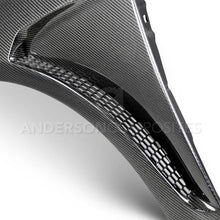 Load image into Gallery viewer, Anderson Composites 2016+ Focus Type-GR Vented Carbon Fiber Fenders .04in Wider (Pair)