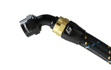 Load image into Gallery viewer, GReddy AN10 60 DEGREE HOSE END SWIVEL BLACK/GOLD ANODIZED