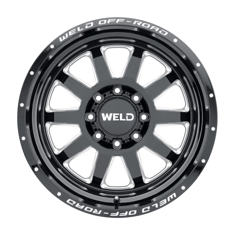 Weld Stealth 18x9 / 8x165.1 / 5 BS / 125.1 HB - Gloss Black Milled - Non-BL Wheel
