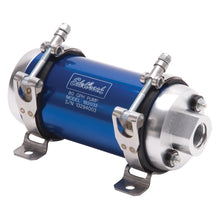 Load image into Gallery viewer, Edelbrock In-Line Blue Electric Fuel Pump - 80 GPH