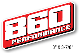 860 Performance Promotional Decal - Contour Cut (8