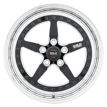 Load image into Gallery viewer, Weld Weldstar 17x5 / 5x4.5 BP / 2.2in. BS Black Wheel - High Pad