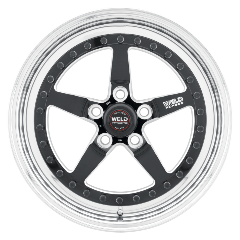 Weld Weldstar 17x5 / 5x4.75 BP / 2.2in. BS Black Wheel - High Pad