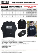 Load image into Gallery viewer, HKS PULLOVER BLACK L