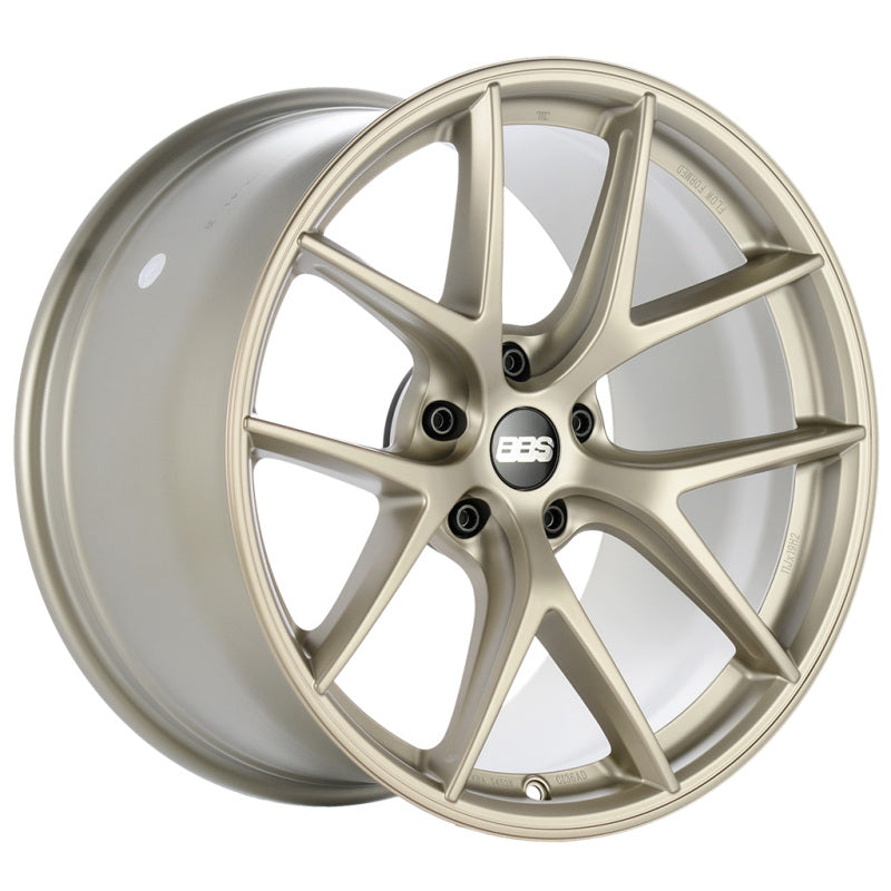 BBS Unlimited CI-R 21x9 ET65.5 (Face 1) Satin White-Gold Wheel