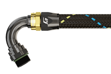 Load image into Gallery viewer, GReddy AN10 120 DEGREE ORB MALE BLACK/GOLD ANODIZED