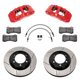 Wilwood 24-25 Toyota Tacoma Front Aero6-DM Big Brake Kit 13.38 In Rotor/w Lines - Red