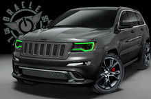 Load image into Gallery viewer, Oracle 14-21 Jeep Grand Cherokee Dynamic Headlight DRL Upgrade Kit - ColorSHIFT - Dynamic NO RETURNS