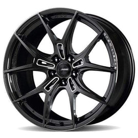 Gram Lights 57FXZ 18x9.5 +22 5x114.3 Super Dark Gunmetal and Machining Rim Edge DC Wheel