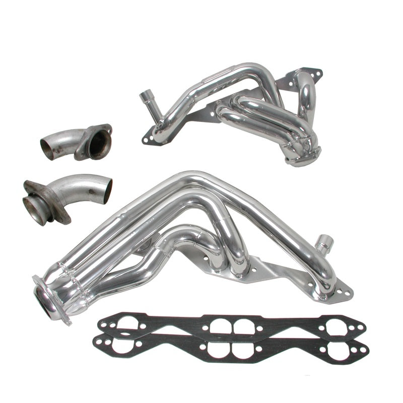 BBK 93-96 Chevrolet Impala SS Shorty Tuned Length Exhaust Headers - 1-5/8 Silver Ceramic