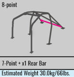 Cusco Steel Roll Cage 8 Point 2 Passenger Through Dash 2015 Subaru WRX / STI