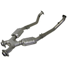 Load image into Gallery viewer, BBK 96-98 Mustang 4.6 Cobra High Flow X Pipe With Catalytic Converters - 2-1/2