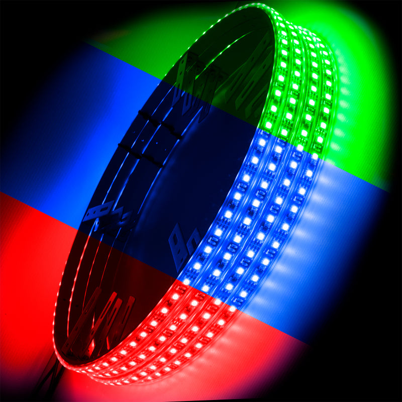 Oracle LED Illuminated Wheel Rings - ColorSHIFT No Remote - ColorSHIFT No Remote NO RETURNS